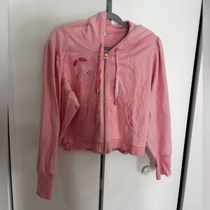 LoveShackFancy Pink Fleece Hoodie